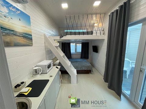 Видео: Видеообзор гостевых домиков Tiny House от MMHouse / Мини отель