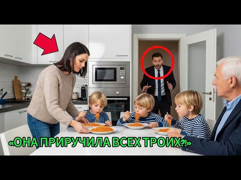 Видео: Ни одна няня не выдержала тройню богача… кроме одной матери-одиночки