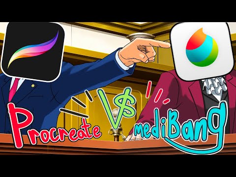 Видео: Procreate VS Medi Bang | Стоит ли покупать Прокриэйт для iPad?