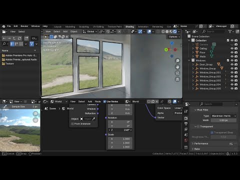 Видео: Blender. Моделювання шкільного кабінету #4. Початкове освітлення. HDRI