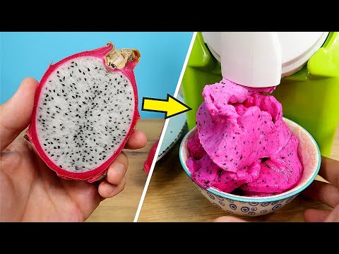 Видео: Что если самый красивый в мире фрукт засунуть в Ice Cream Maker? alex boyko