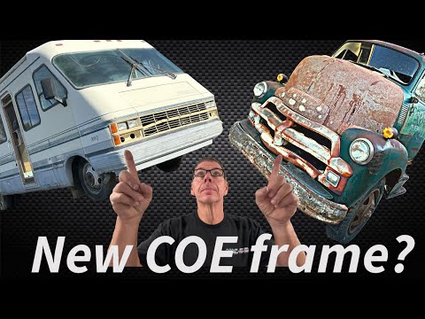 Видео: Переделка старого автодома для сборки COE / замена рамы COE 1955 года