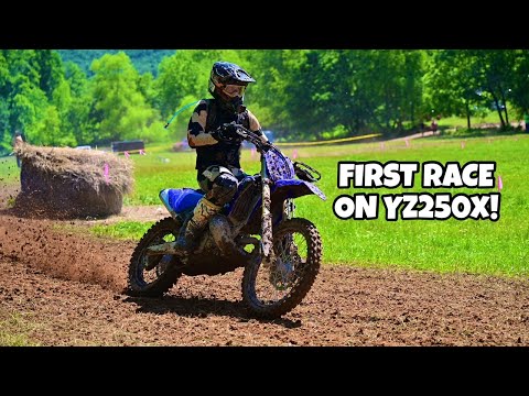 Видео: Первая гонка на YZ250X! (Гонка Harescramble)