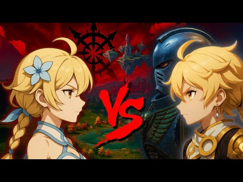 Видео: Что если мир Genshin Impact столкнётся с Warhammer 40k? ЧАСТЬ 2