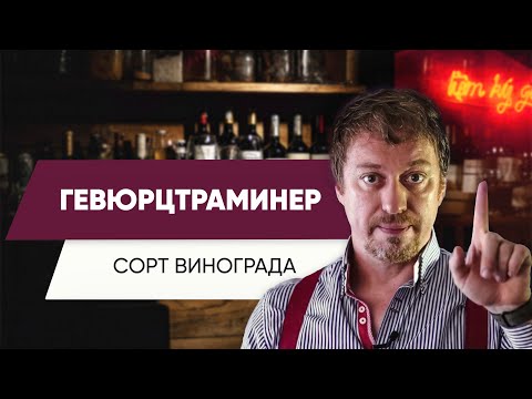 Видео: Гевюрцтраминер. История. Аромат. Вкус. Гастрономические сочетания.