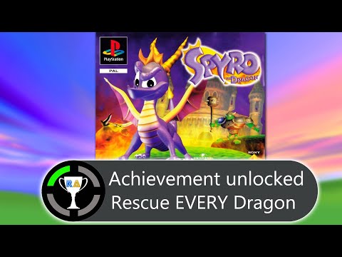 Видео: Достижения Spyro The Dragon PS1 — это 100% НОСТАЛЬГИЯ!