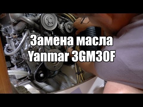 Видео: Замена масла в двигателе YANMAR 3GM30F на хте Dufour Gib Sea 37 | Cupiditas Sailing