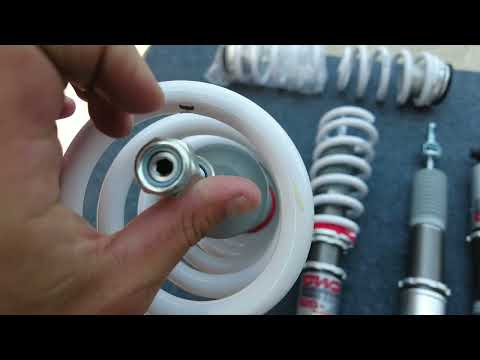 Видео: Винтовая подвеска (койловеры) DWD Street с регулировкой высоты и жесткости для Audi A4 B9