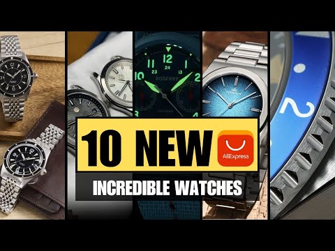 Видео: 10 новых часов на AliExpress, которые вам действительно понравятся!