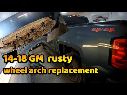 Видео: Как заменить ржавые арки колес GM 2014-18 без сварки