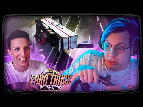 Видео: Вованыч и Мазеллов везут плотный груз с коллегами №2 Euro Truck Simulator 2 | Нарезка стрима ФУГА TV