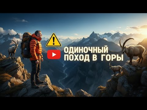 Видео: поход в горы в одиночестве встретил горных козлов возвращаюсь на ютуб