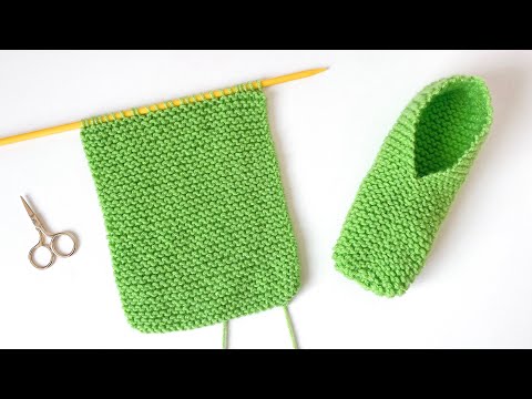Видео: САМЫЕ ПРОСТЫЕ В МИРЕ ВЯЗАНЫЕ ТАПОЧКИ | Пошаговое руководство для начинающих Тапочки