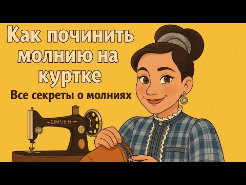 Видео: Как починить молнию на куртке / Все секреты о молниях в одном видео