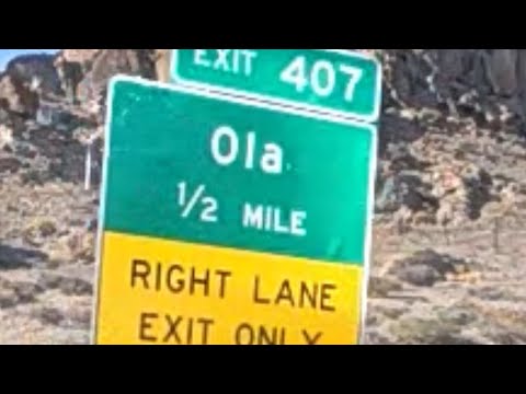Видео: Еду что то трынжу проехал город Ola в Неваде