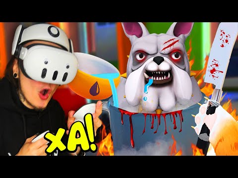 Видео: НЕПОСЛУШНЫЙ КОТ ПОЖАРИЛ СОБАКУ!! (I Am Cat VR)