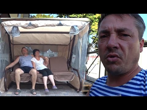 Видео: ПОЕХАЛИ ПОКУПАТЬ СТОЛ,КУПИЛИ КАЧЕЛИ!!!СБОРКА САДОВОЙ КАЧЕЛИ.