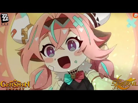 Видео: Приколы: Genshin Impact + Honkai: Star Rail + Wuthering Waves + Zenless Zone Zero (43-ая часть)