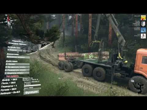 Видео: SpinTires - карта "Заброшенные шахты" пройдено