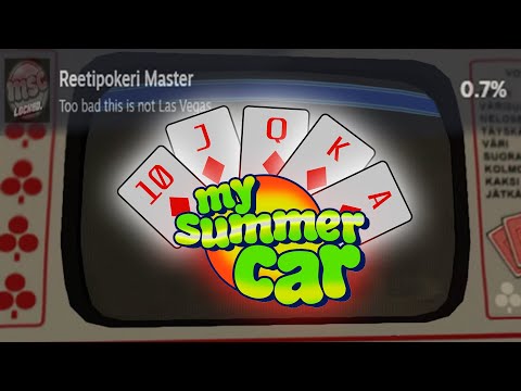 Видео: Самое редкое достижение в My Summer Car (Reetipokeri Master) - "Vahiplay"