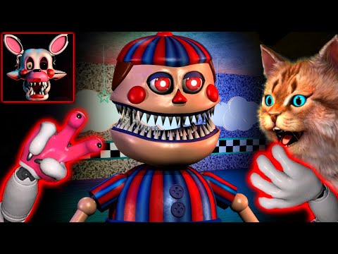 Видео: ИГРАЮ ЗА АНИМАТРОНИКА МАНГЛ И ФАНТАЙМ ФОКСИ ФНАФ 3D ПУГАЮ ОХРАННИКА КООП FNAF ROBLOX