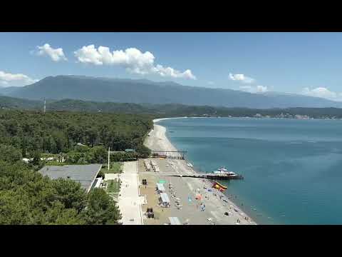 Видео: Обстановка сегодня в Абхазии в Пицунде 12 июля, ЛЕТО 2025