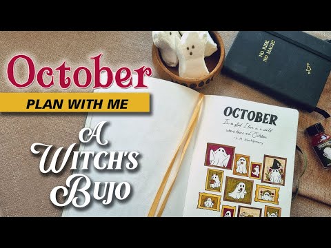 Видео: Октябрь — Планируй со мной — Bujo — Samhain / Halloween Bullet Journal — 2024