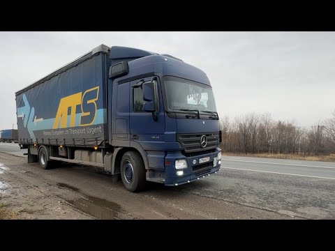 Видео: [ 2 ] ДАЛЬНОБОЙ | MERCEDES ACTROS | САМАРА 