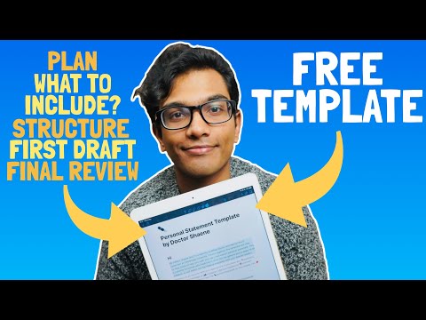 Видео: Что следует включить в личное заявление (как написать лучшее личное заявление)