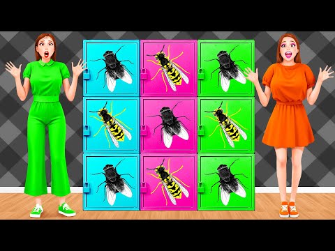 Видео: Челлендж Цветная Загадочная Коробка | Сумасшедший Челлендж