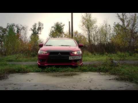Видео: ДХО на Mitsubishi Lancer X (дальний в пол накала)
