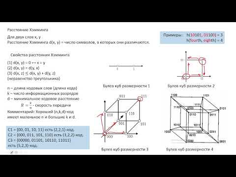 Видео: Лекция 5. 2023 03 09 Алгоритмы коррекции ошибок