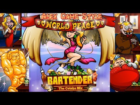 Видео: Bartender the celeb mix y8 - все 18 концовок игры, все реакции, все рецепты (безумная игра)