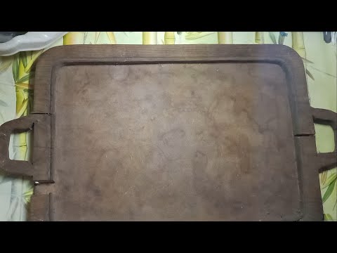 Видео: Реставрация старого подноса. ЧАСТЬ 1.