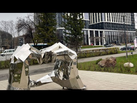 Видео: Уфа, Планета, новая школа 88, Дворец борьбы, скверы и улицы , осень 2025