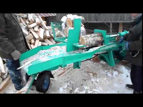 Видео: дровокол в работе прощай колун
