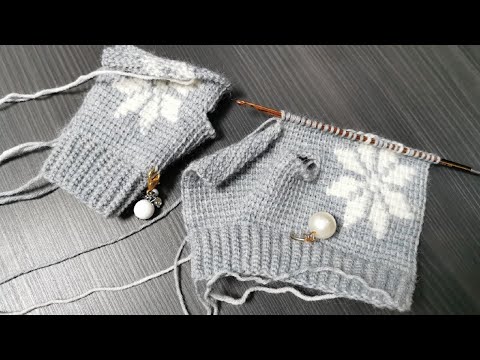 Видео: Варежки! О том как вяжу! Часть 1.