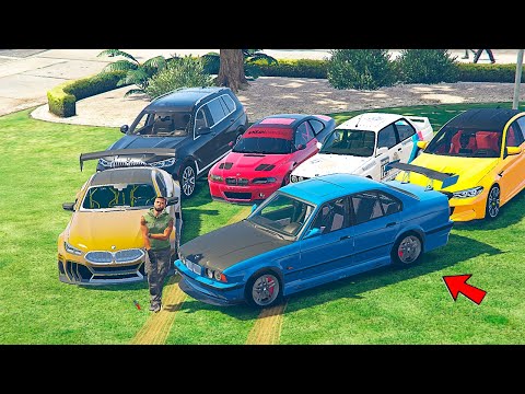Видео: Джонни тек BMW көліктерін ұрлап кетті  (GTA V)