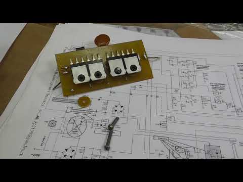 Видео: Etalon MIG 190E. Замена IGBT модуля на транзисторы.