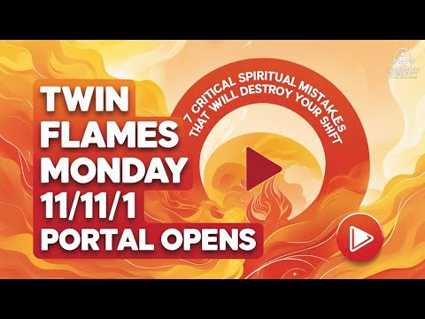 Видео: 🔥 БЛИЗНЕЦОВЫЕ ПЛАМЕНА: В понедельник 11/11 ОТКРЫВАЕТСЯ ПОРТАЛ — 7 критических духовных ошибок, ко...