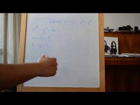 Видео: Формули за съкратено умножение - примерни задачи от подготовка за матура. Тема за 7 клас, част 3