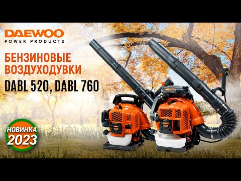 Видео: Воздуходувки бензиновые ранцевые | DAEWOO DABL 520 | DAEWOO DABL 760 | Купи на Дачу