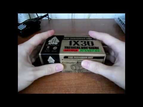 Видео: Бюджетный Коллиматорный прицел Leapers 1x30 Tactical Dot Sight SCP RD40RGW A