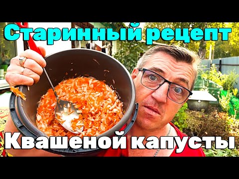 Видео: Старинный рецепт классической квашенной капусты без сахара