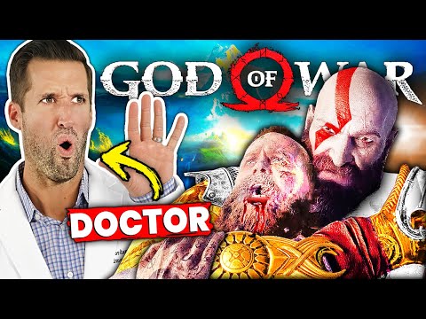 Видео: ВРАЧ смотрит на травмы в битвах God of War