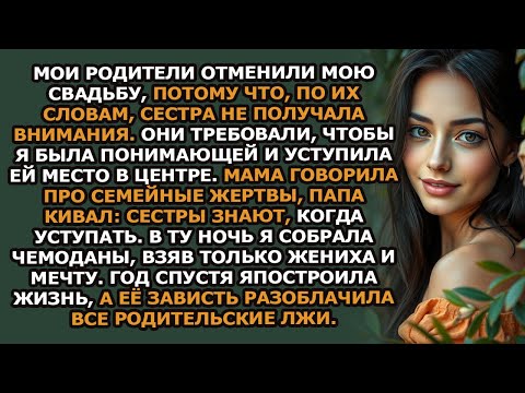 Видео: Мои родители отменили мою свадьбу, потому что моя сестра «не получала достаточно внимания