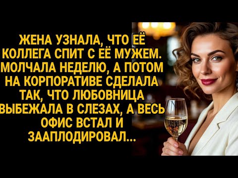 Видео: Жена узнала что коллега спит с мужем, но на корпоративе устроила триумфальную месть...