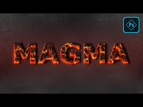 Видео: Текстовый эффект Magma в Adobe Photoshop - Уроки Photoshop