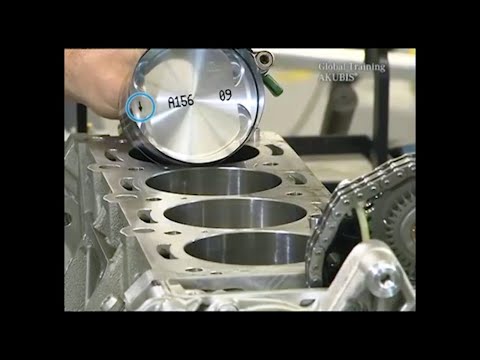 Видео: Mercedes-Benz - Снятие и установка поршней на двигателе M156, (часть 2)