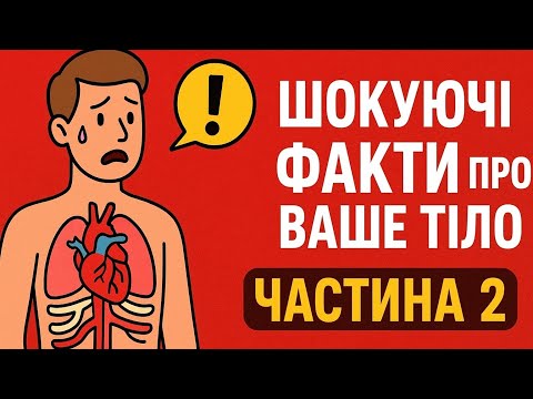 Видео: ШОКУЮЧІ ФАКТИ ПРО ВАШЕ ТІЛО 😱🧍 ЧАСТИНА 2 